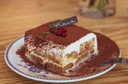 tiramisú italiano Gran comida tiramisú italiano Gran comida